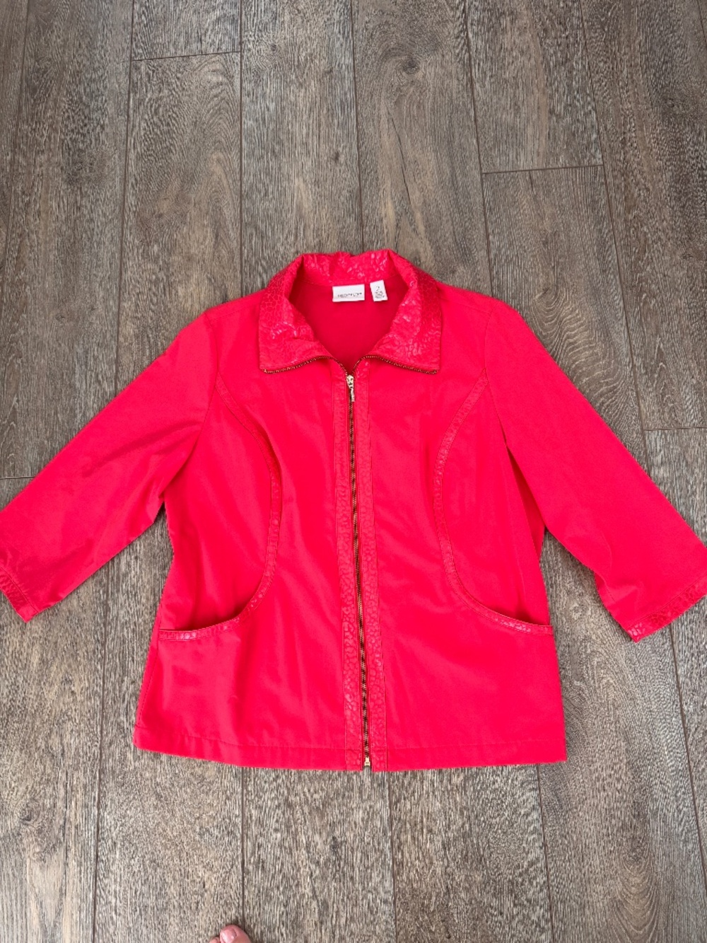 Chico’s Zenergy Red Jacket